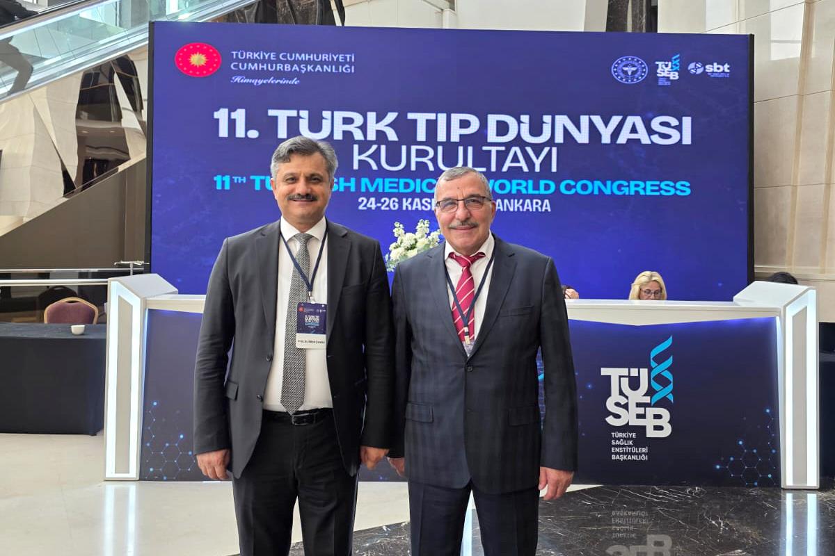 Rektörümüz Prof. Dr. Nihat Şındak 11. Türk Tıp Dünyası Kurultayı’na Katıldı
